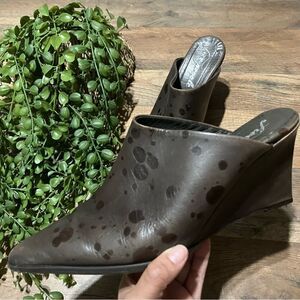 Free People Brown Mules